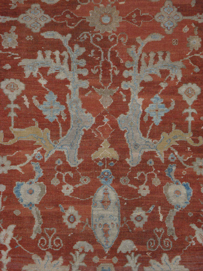 Antique sultan abad Carpet - # 41617