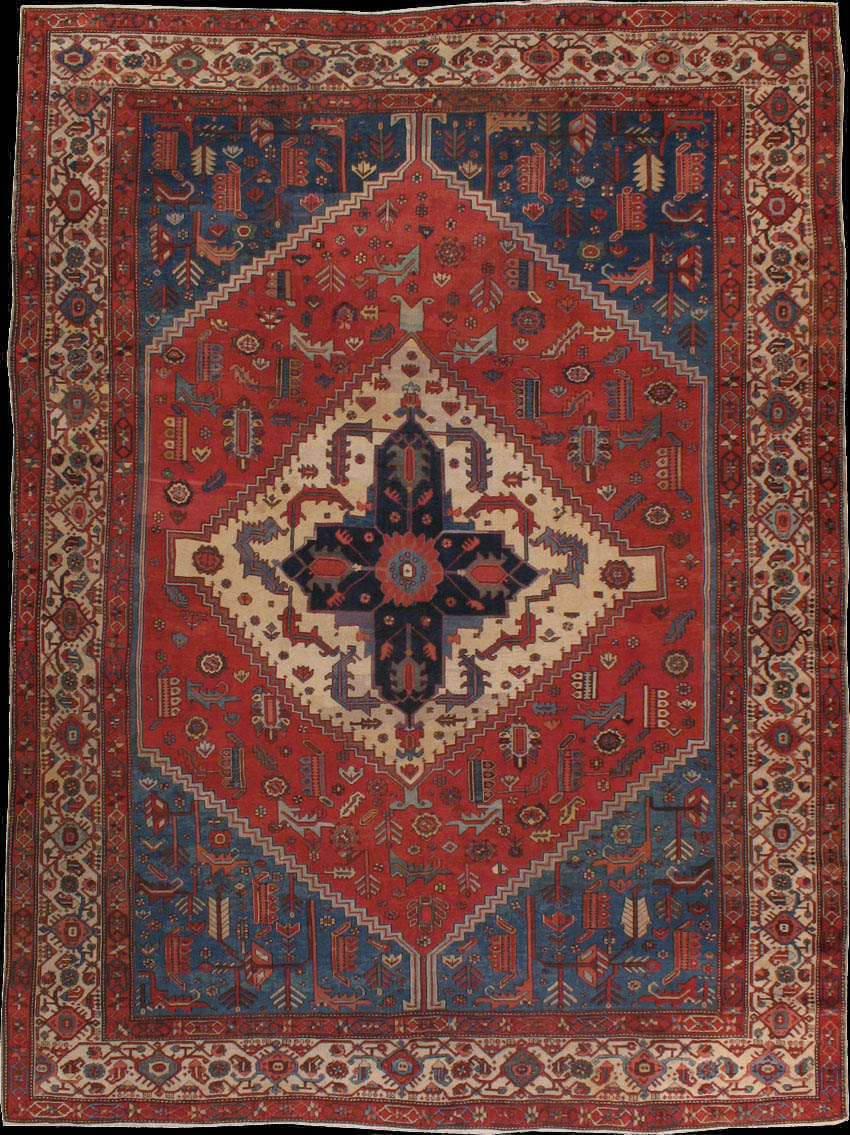 Antique bakshaish Carpet - # 41687
