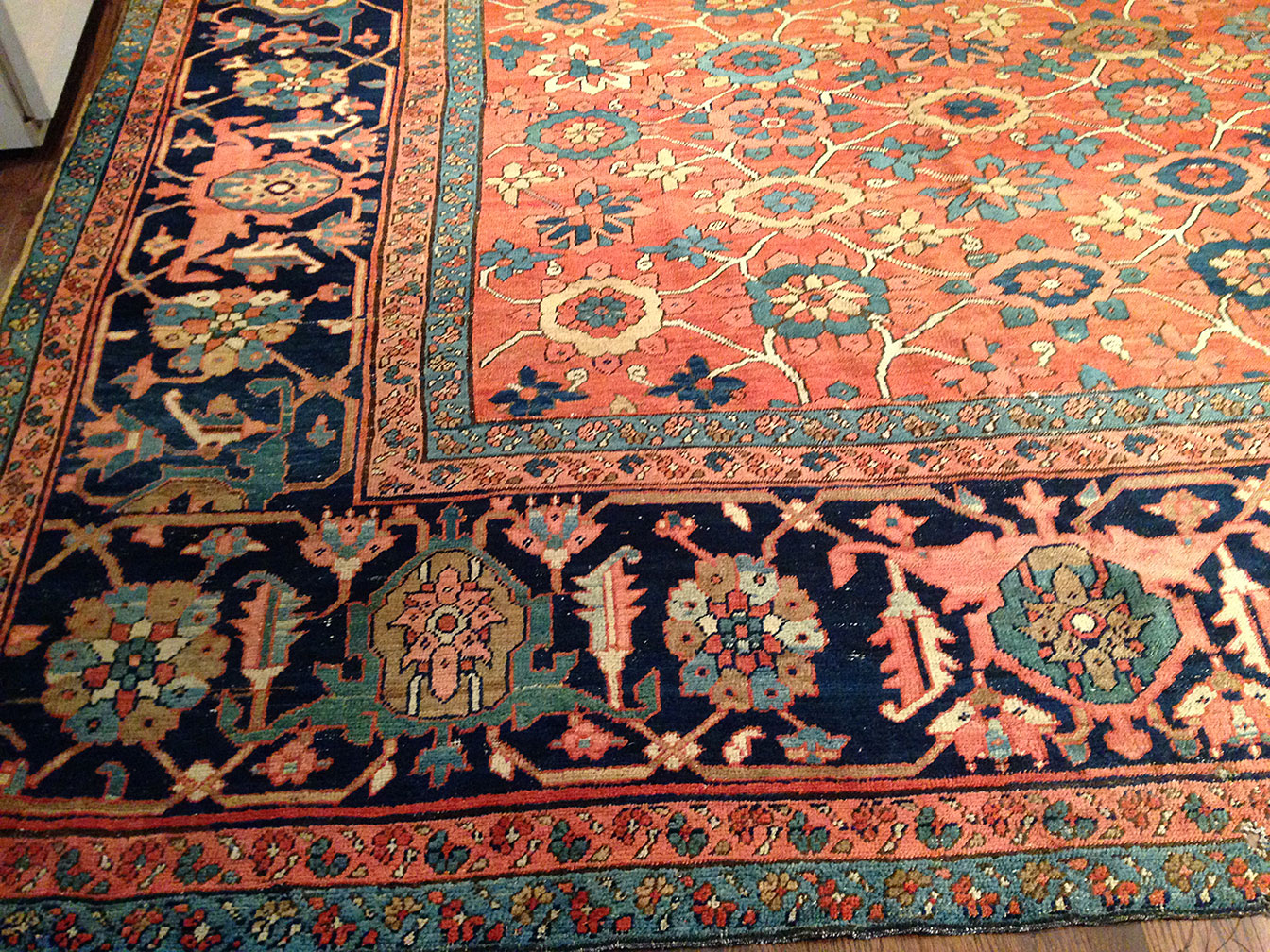 Antique bakshaish Carpet - # 50228