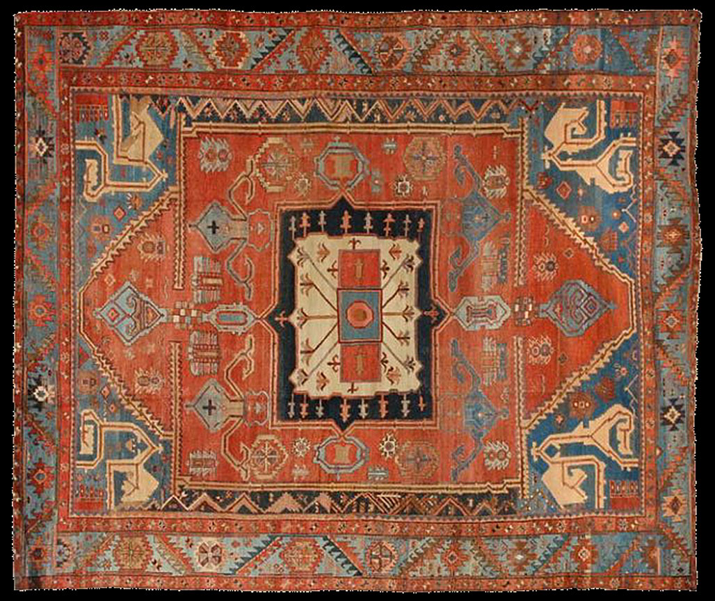 Antique bakshaish Carpet - # 53008