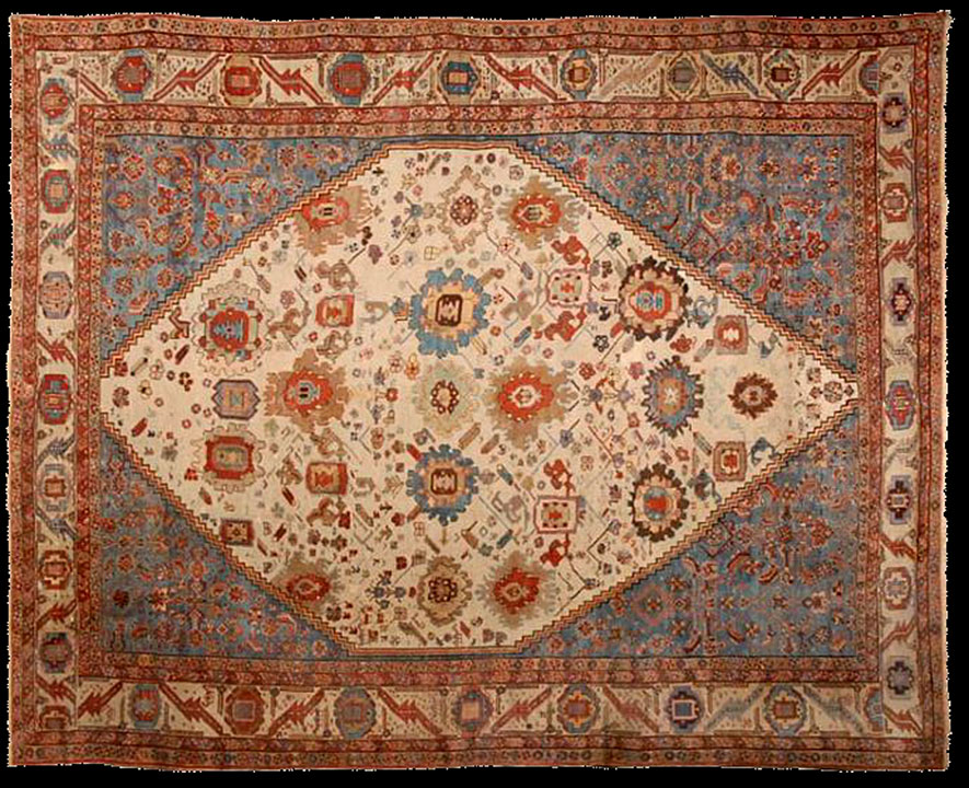 Antique bakshaish Carpet - # 53017