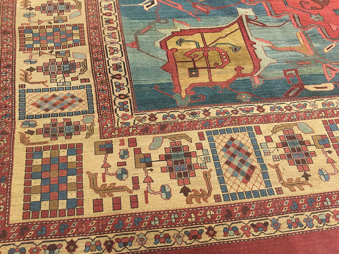 Antique bakshaish Carpet - # 53173