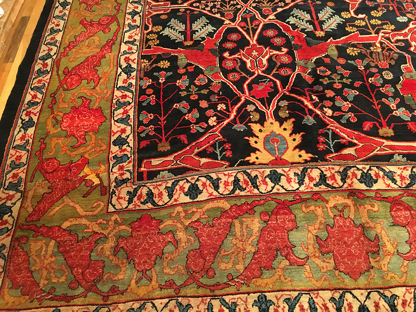 Antique bidjar, geirous Carpet - # 80108