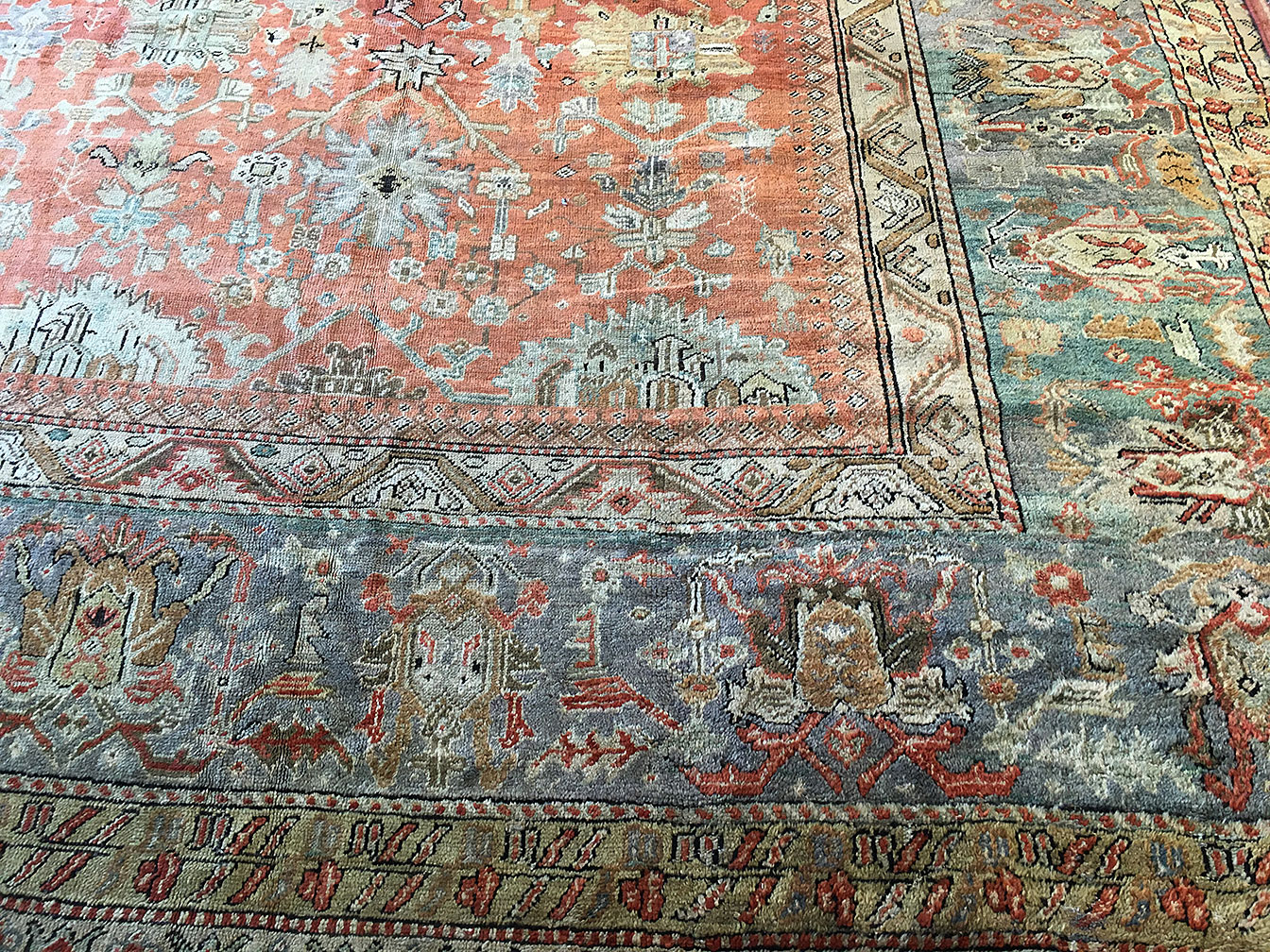 Antique ghiordes Carpet - # 52947