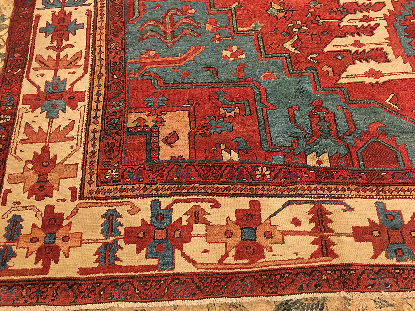 Antique heriz Carpet - # 50182