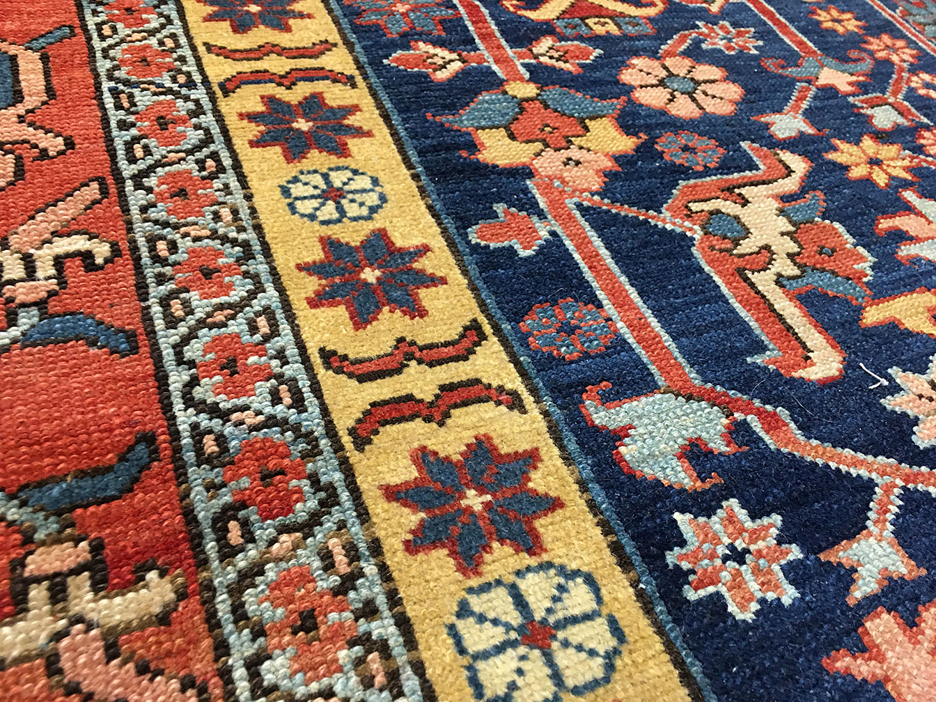 Antique heriz Carpet - # 52183