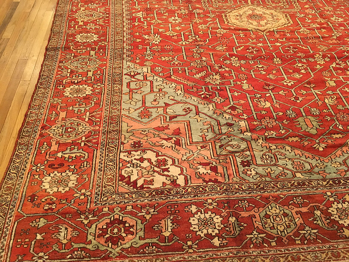 Antique heriz Carpet - # 52969
