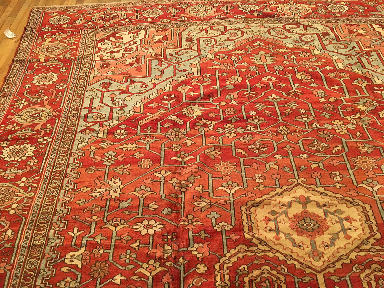 Antique heriz Carpet - # 52969