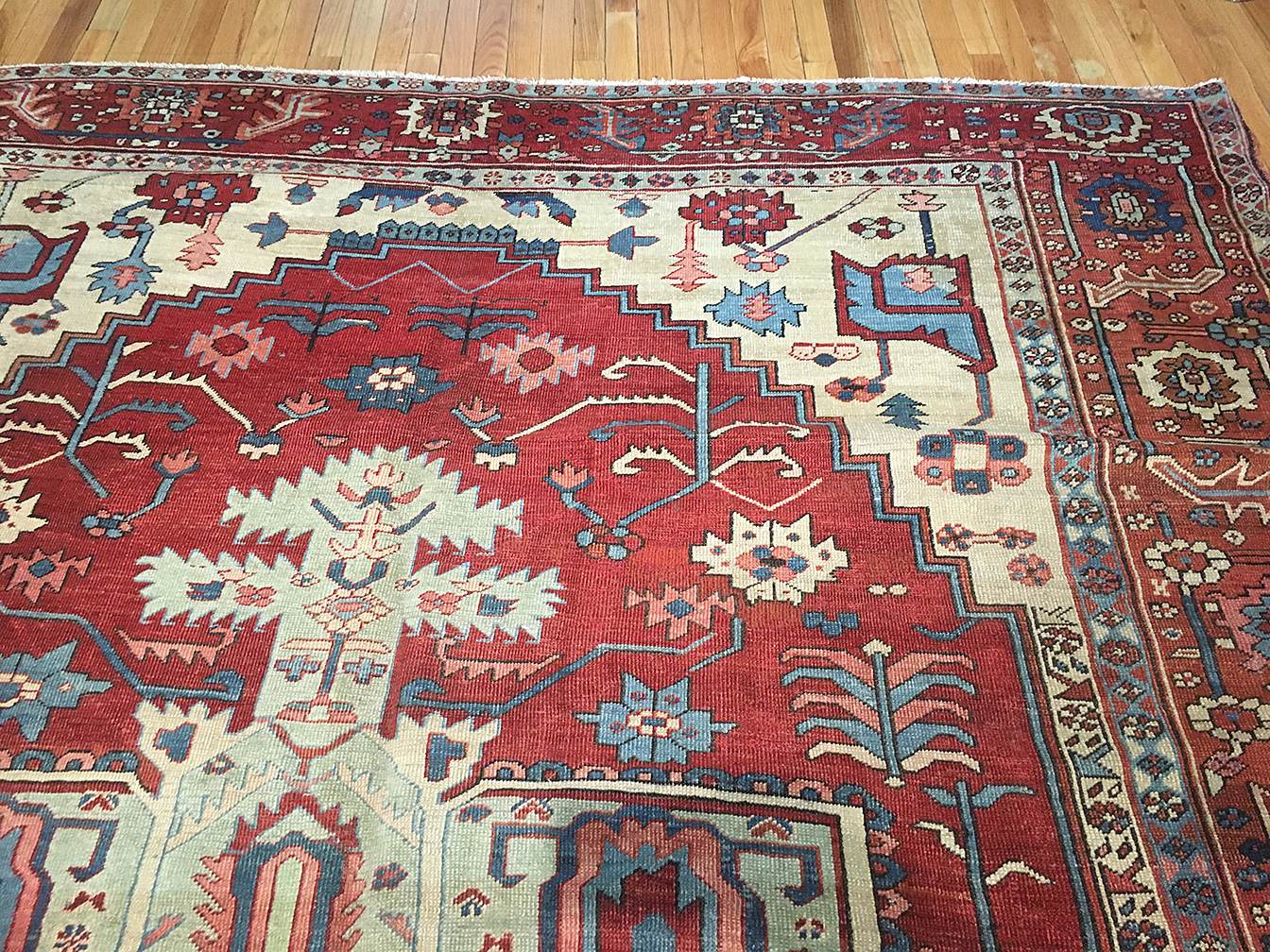 Antique heriz Carpet - # 53199