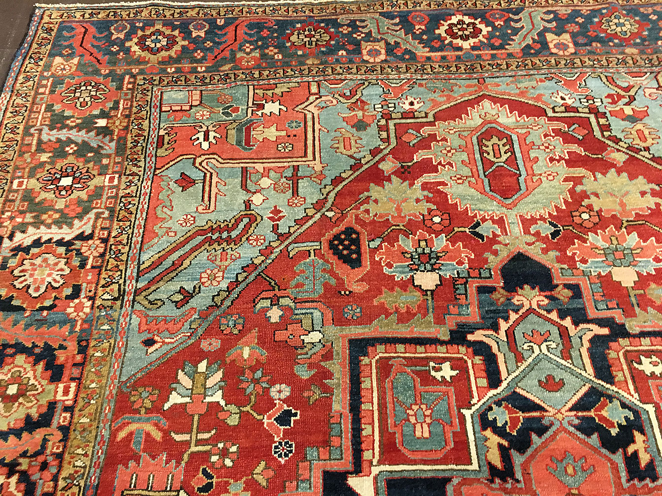 Antique heriz Carpet - # 53454