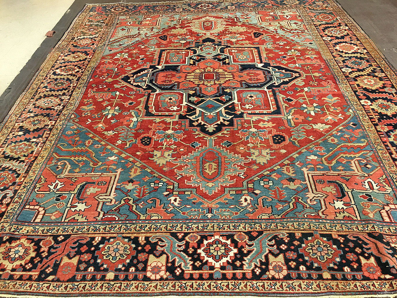 Antique heriz Carpet - # 53454