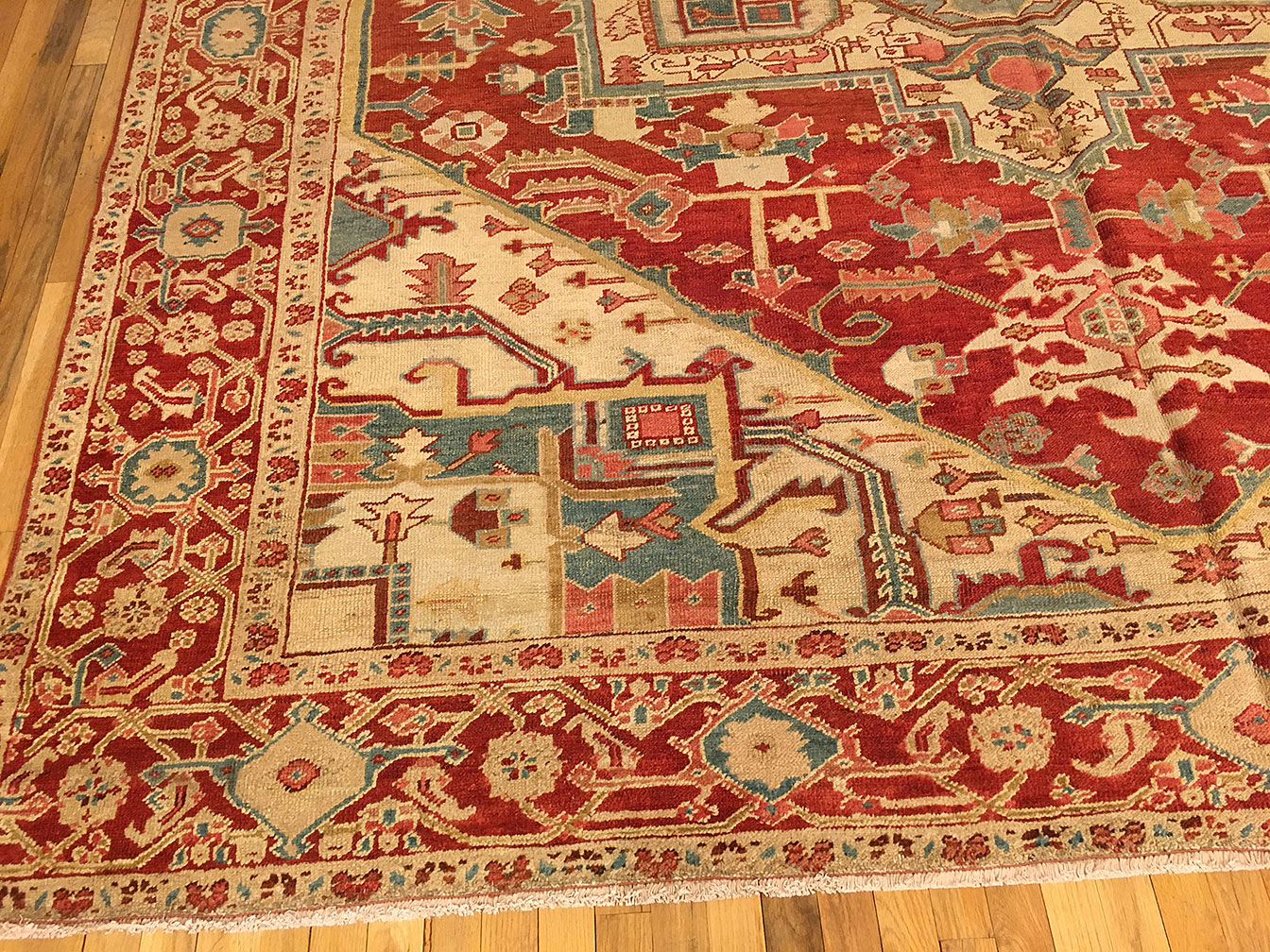 Antique heriz Carpet - # 53459