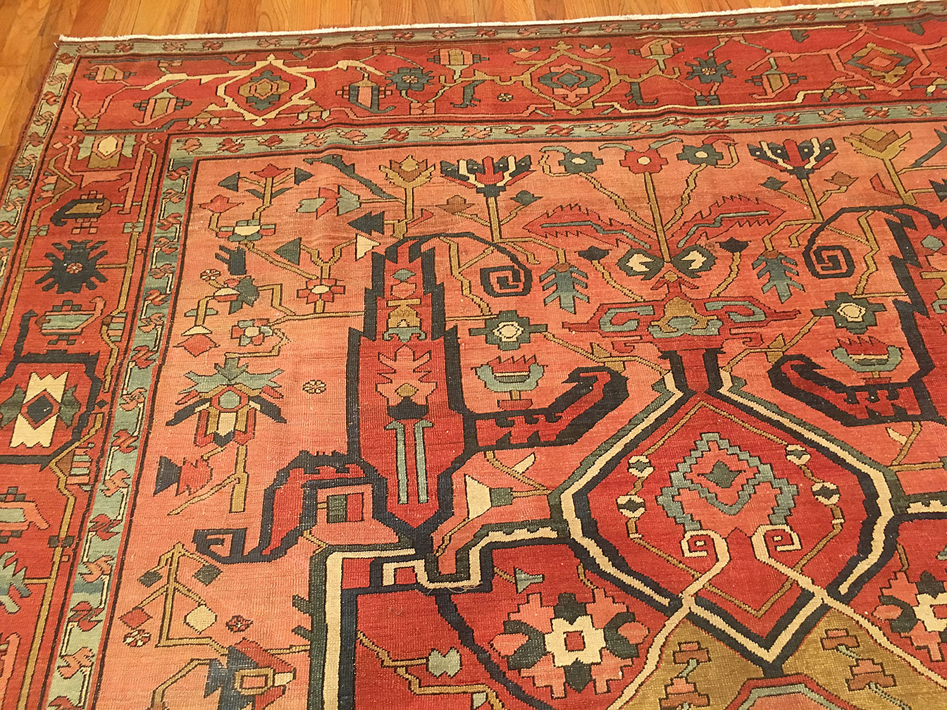Antique heriz Carpet - # 53466