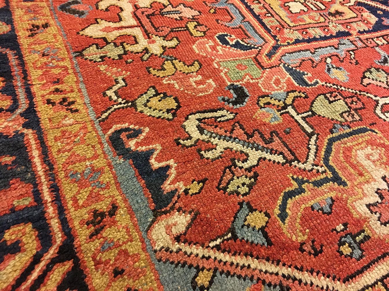 Antique heriz Carpet - # 53507