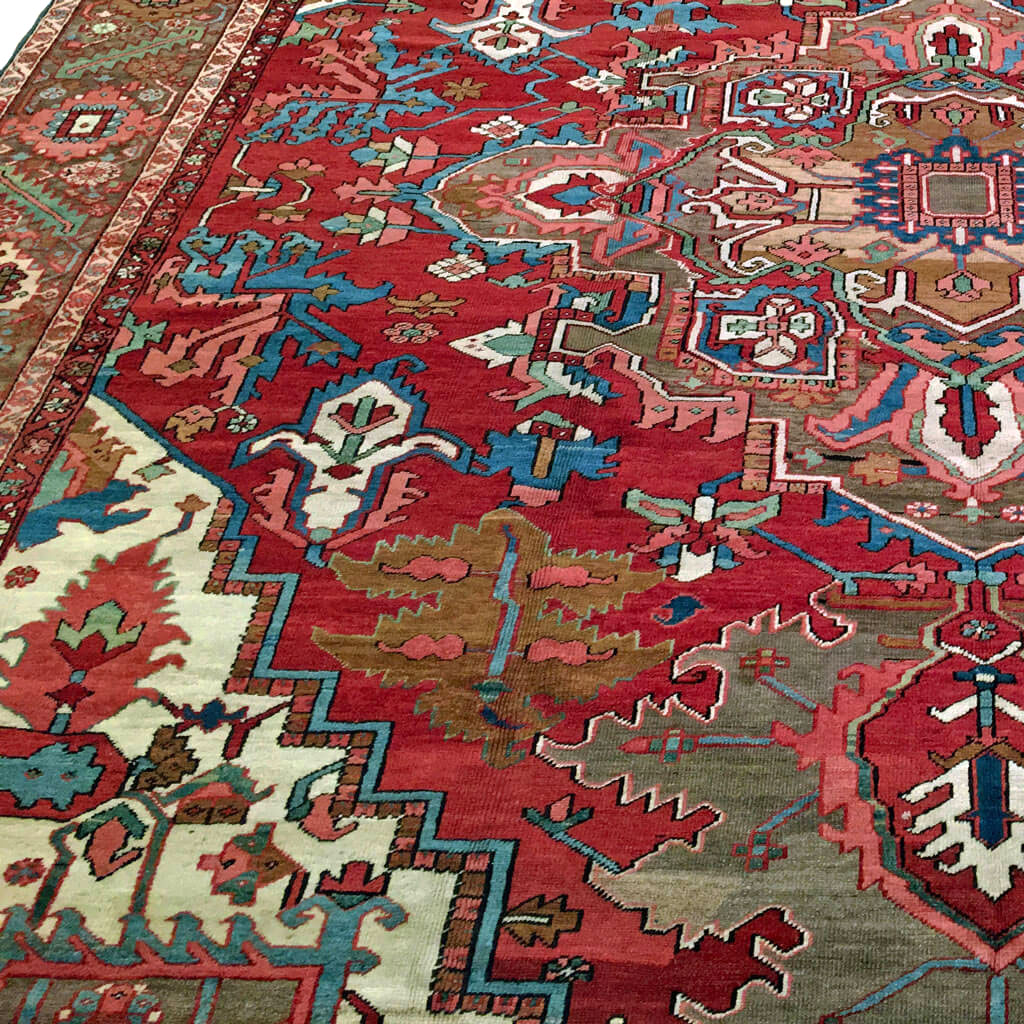 Antique heriz Carpet - # 54112