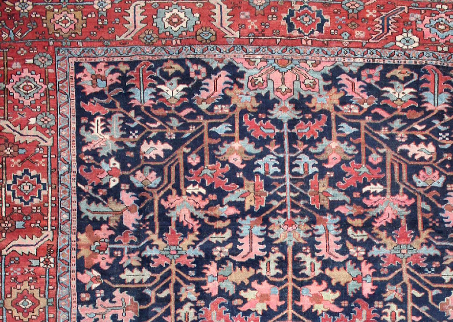 Antique heriz Carpet - # 54345