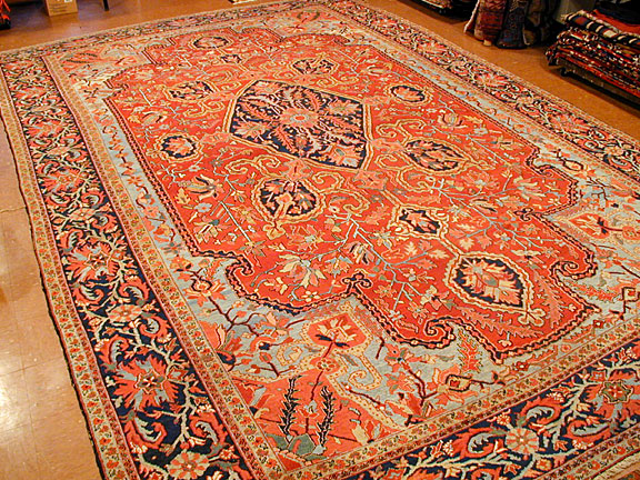 Antique heriz Carpet - # 5442
