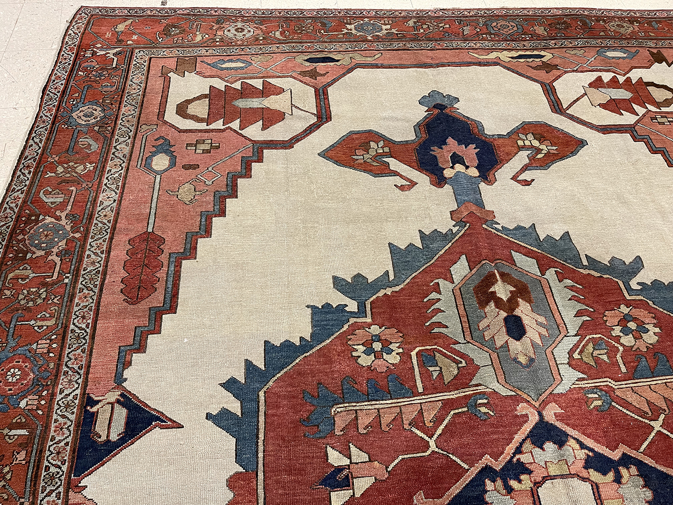 Antique heriz Carpet - # 56793