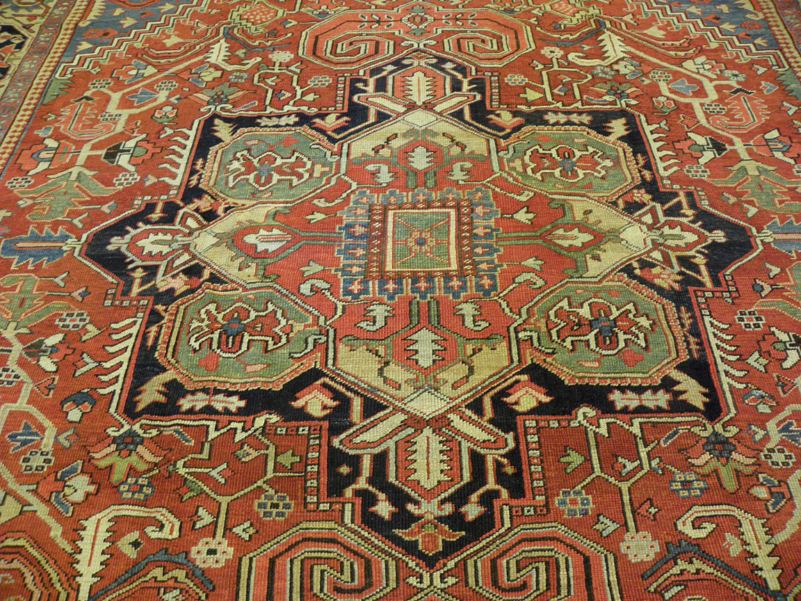 Antique heriz Carpet - # 6962