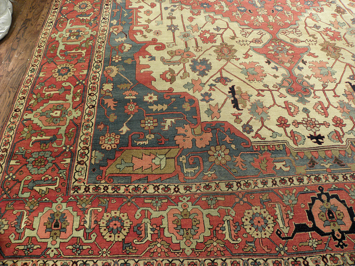 Antique heriz Carpet - # 7177