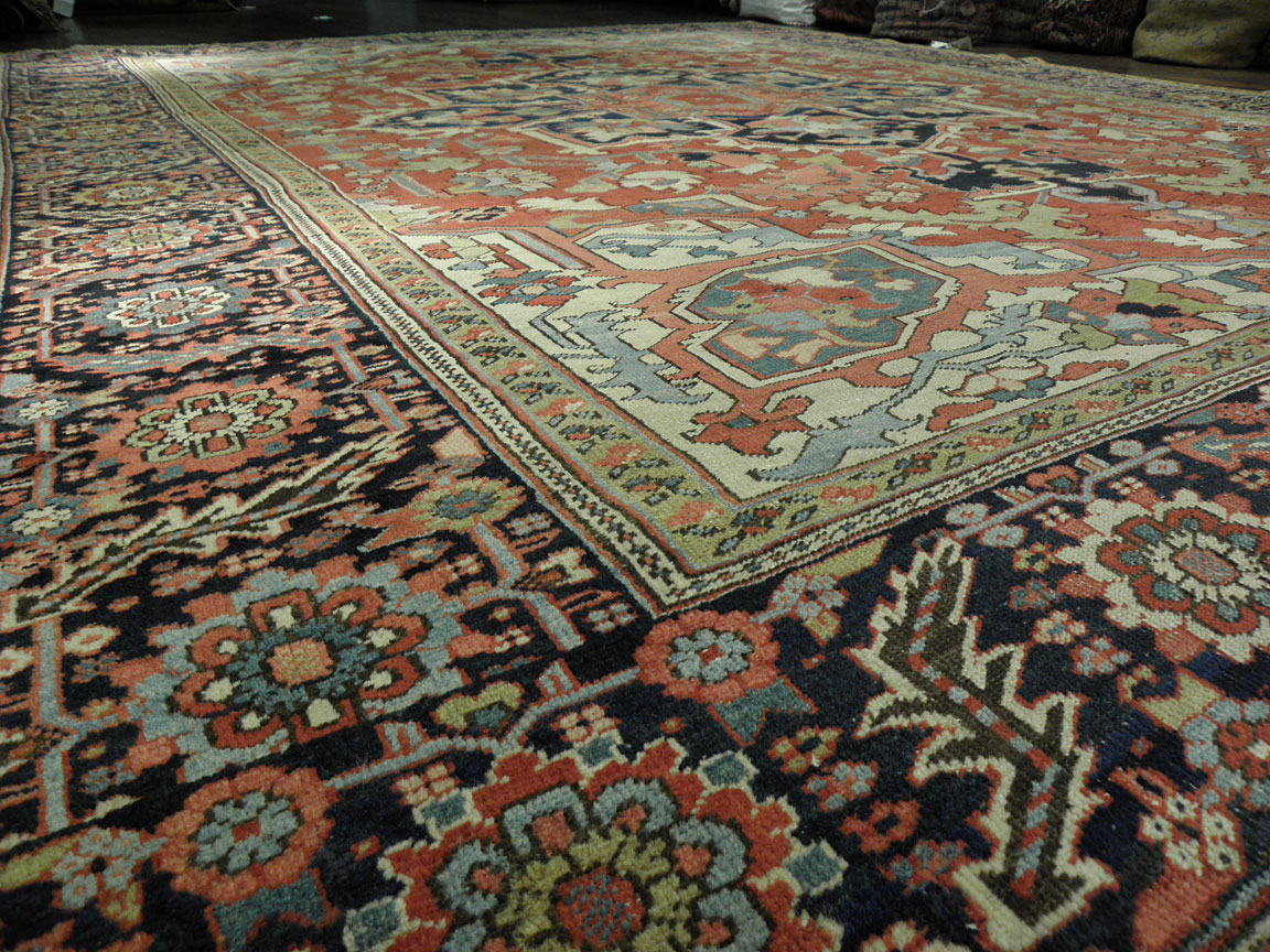 Antique heriz Carpet - # 7452