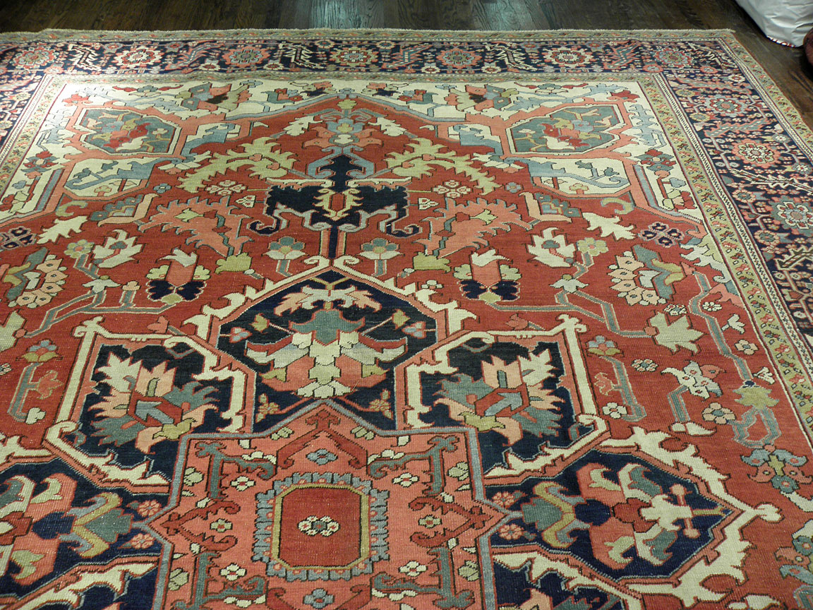 Antique heriz Carpet - # 7452