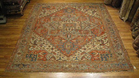Antique heriz Carpet - # 7532