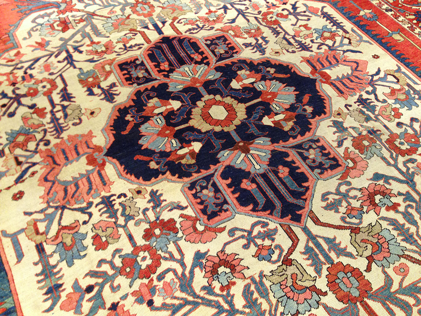 Antique heriz Carpet - # 9151