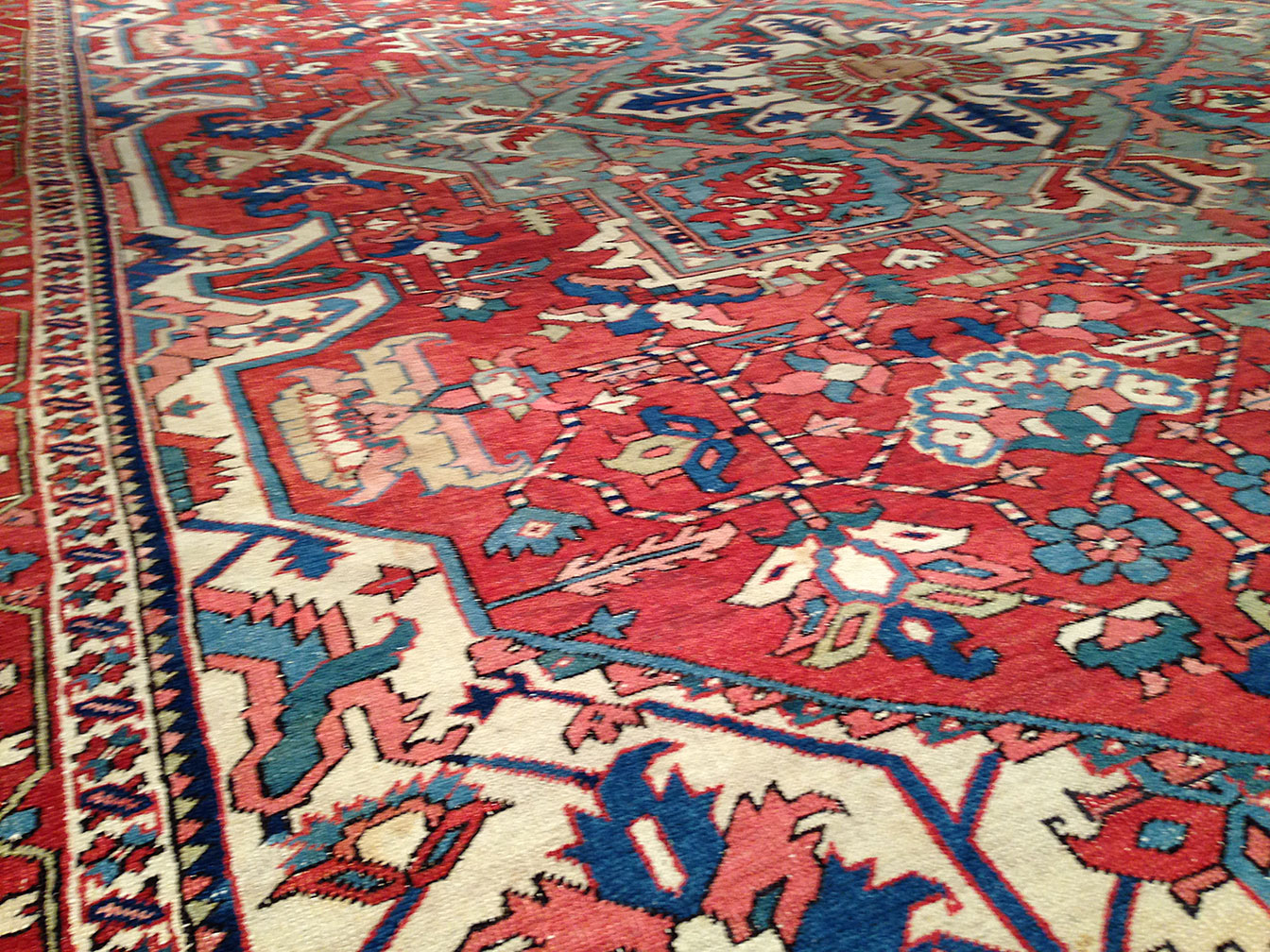 Antique heriz Carpet - # 9154