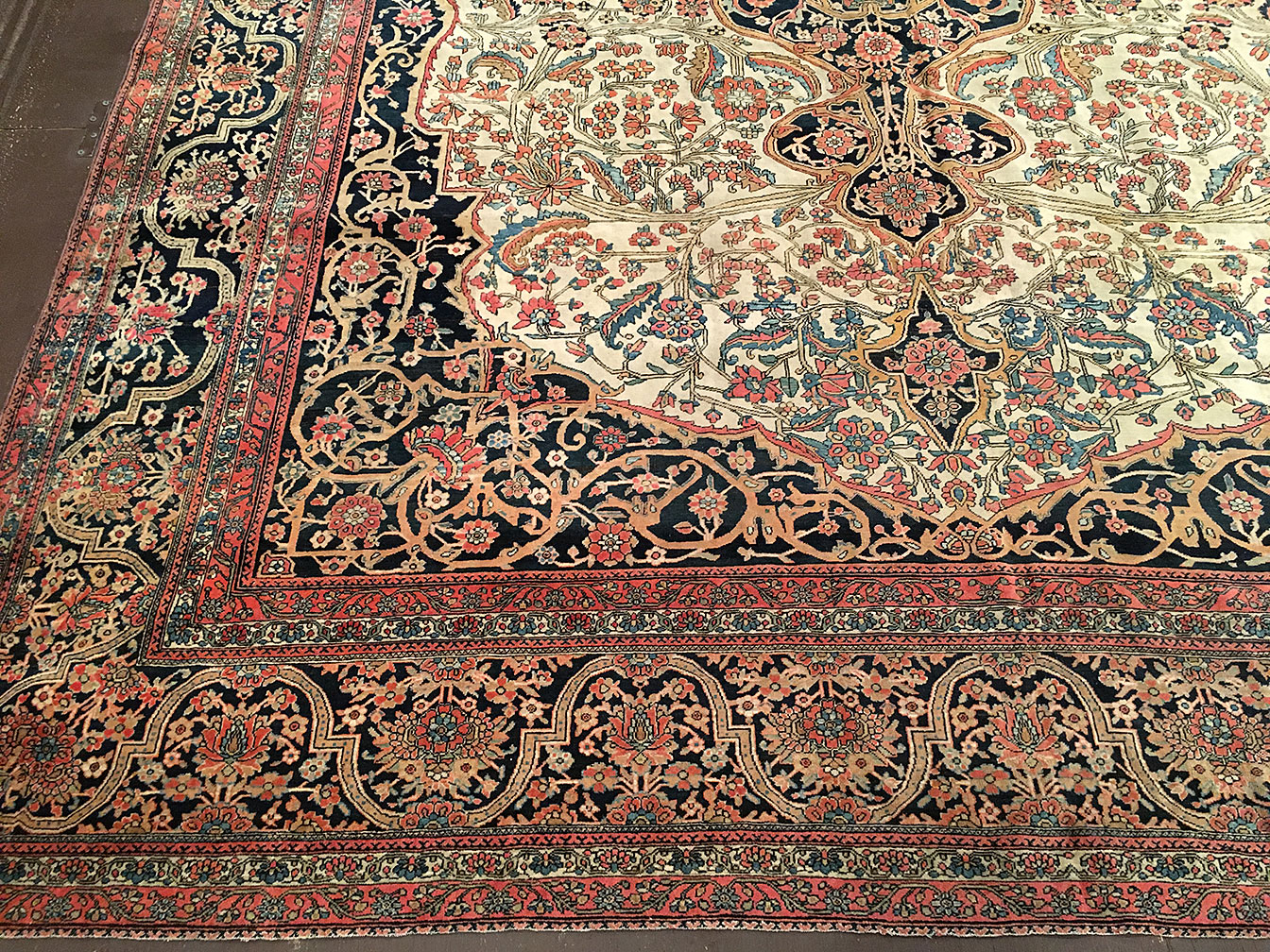 Antique kashan, mohtasham Carpet - # 51620