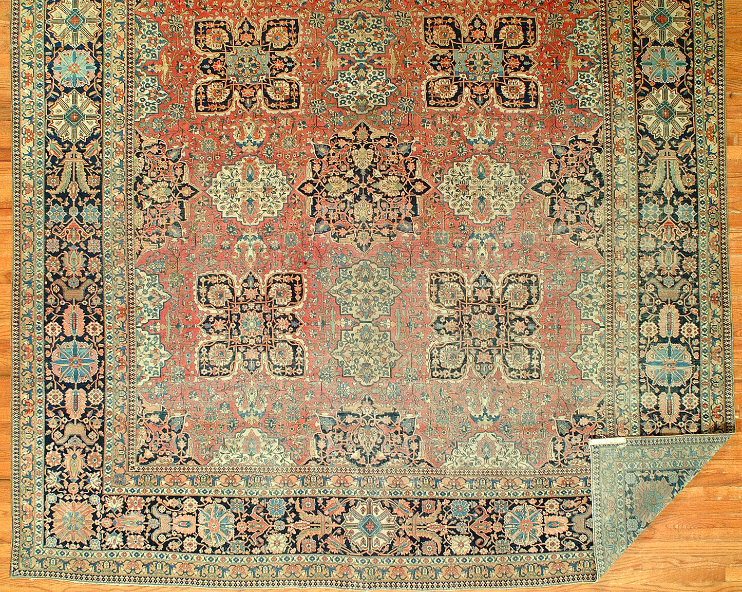 Antique kashan, mohtasham Carpet - # 52130