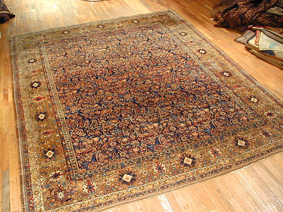 Antique kashan, mohtasham Carpet - # 5614