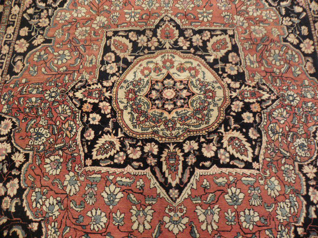 Antique kashan, mohtasham Carpet - # 6373
