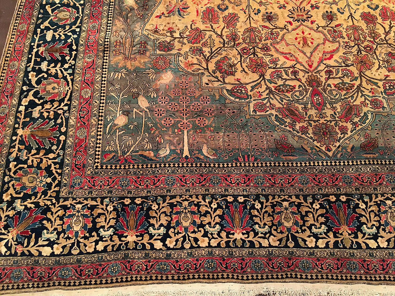 Antique kashan, mohtasham Carpet - # 8441