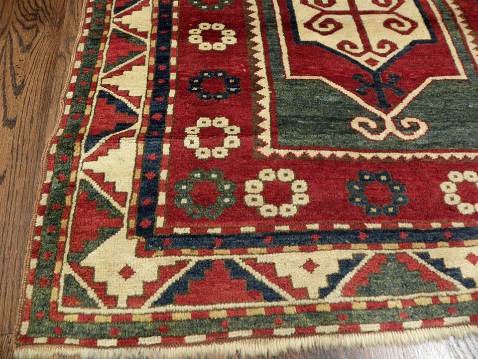 Antique kazak, bordjaloo Rug - # 7559