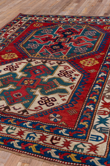 Antique kazak, lori pambak Rug - # 55429