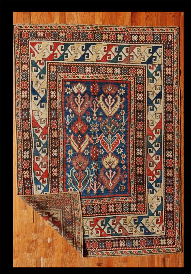Antique kazak Rug - # 52291