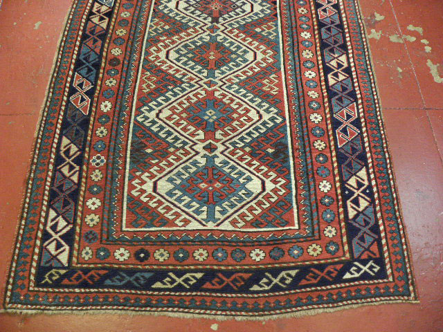 Antique kazak Rug - # 6609
