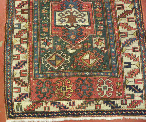 Antique kazak Rug - # 6610