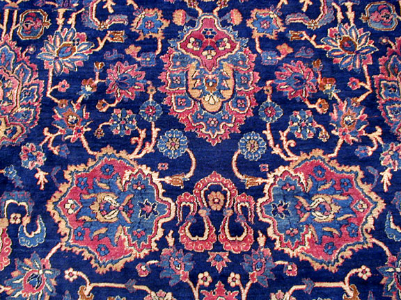 Antique kirman Carpet - # 3319