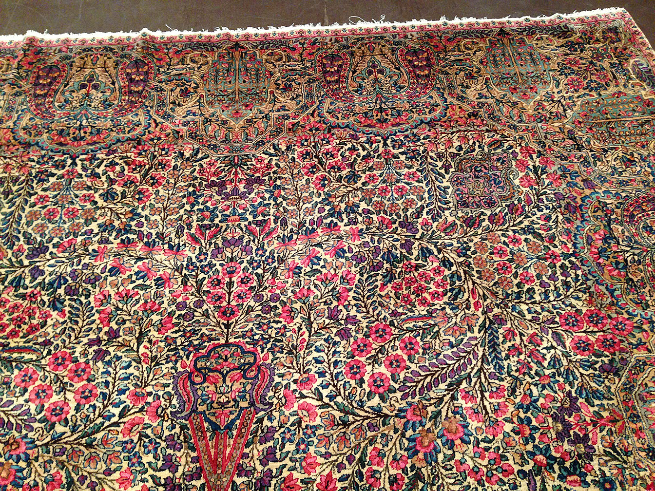 Antique kirman Carpet - # 50736