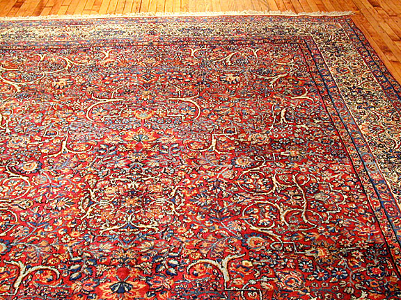 Antique kirman Carpet - # 5250