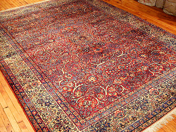 Antique kirman Carpet - # 5250