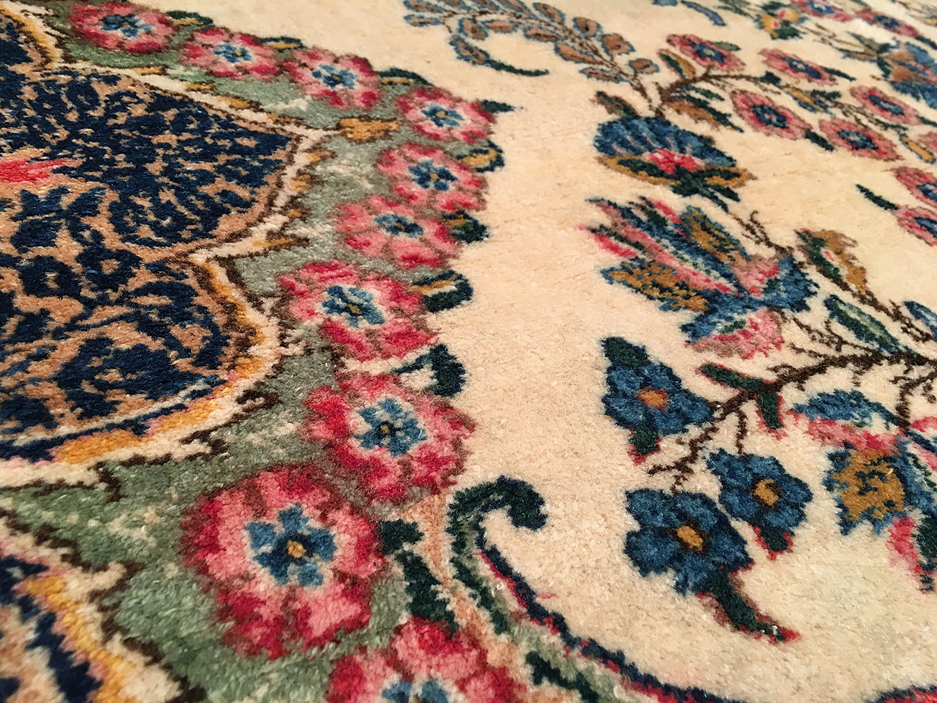 Antique kirman Carpet - # 52518