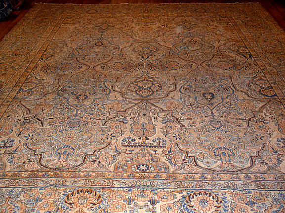 Antique kirman Carpet - # 5336