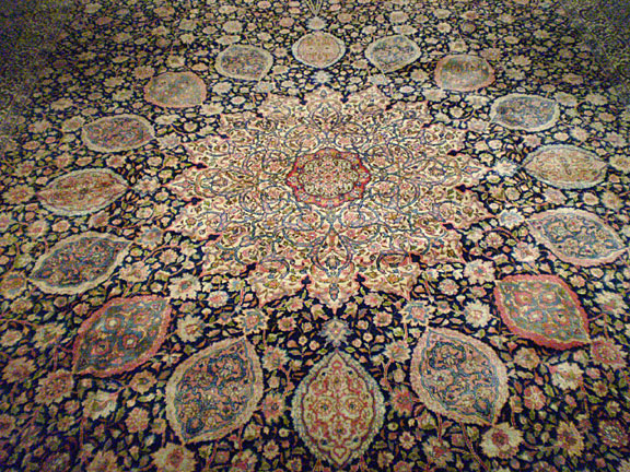 Antique kirman Carpet - # 5794