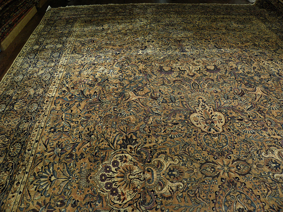 Antique kirman Carpet - # 8058