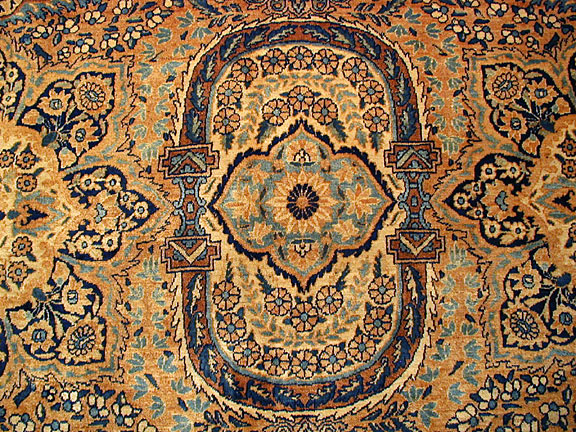 Antique kirman, lavar Carpet - # 3501