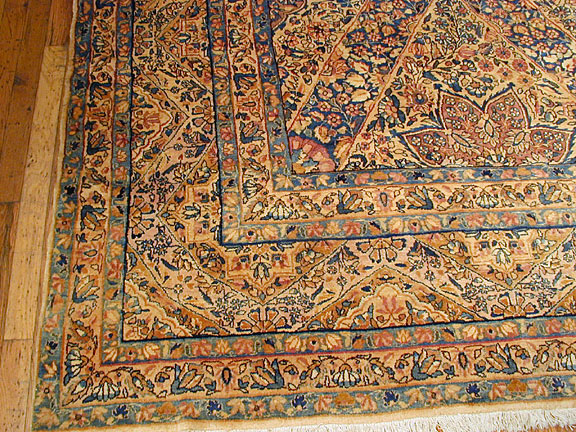 Antique kirman, lavar Carpet - # 4104