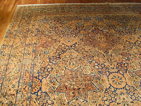 Antique kirman, lavar Carpet - # 4104